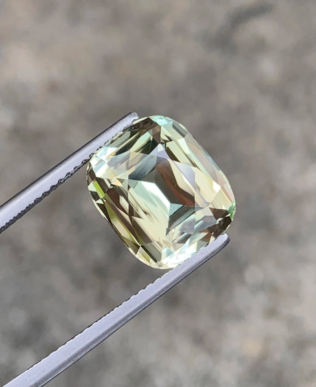 Natural green tourmaline