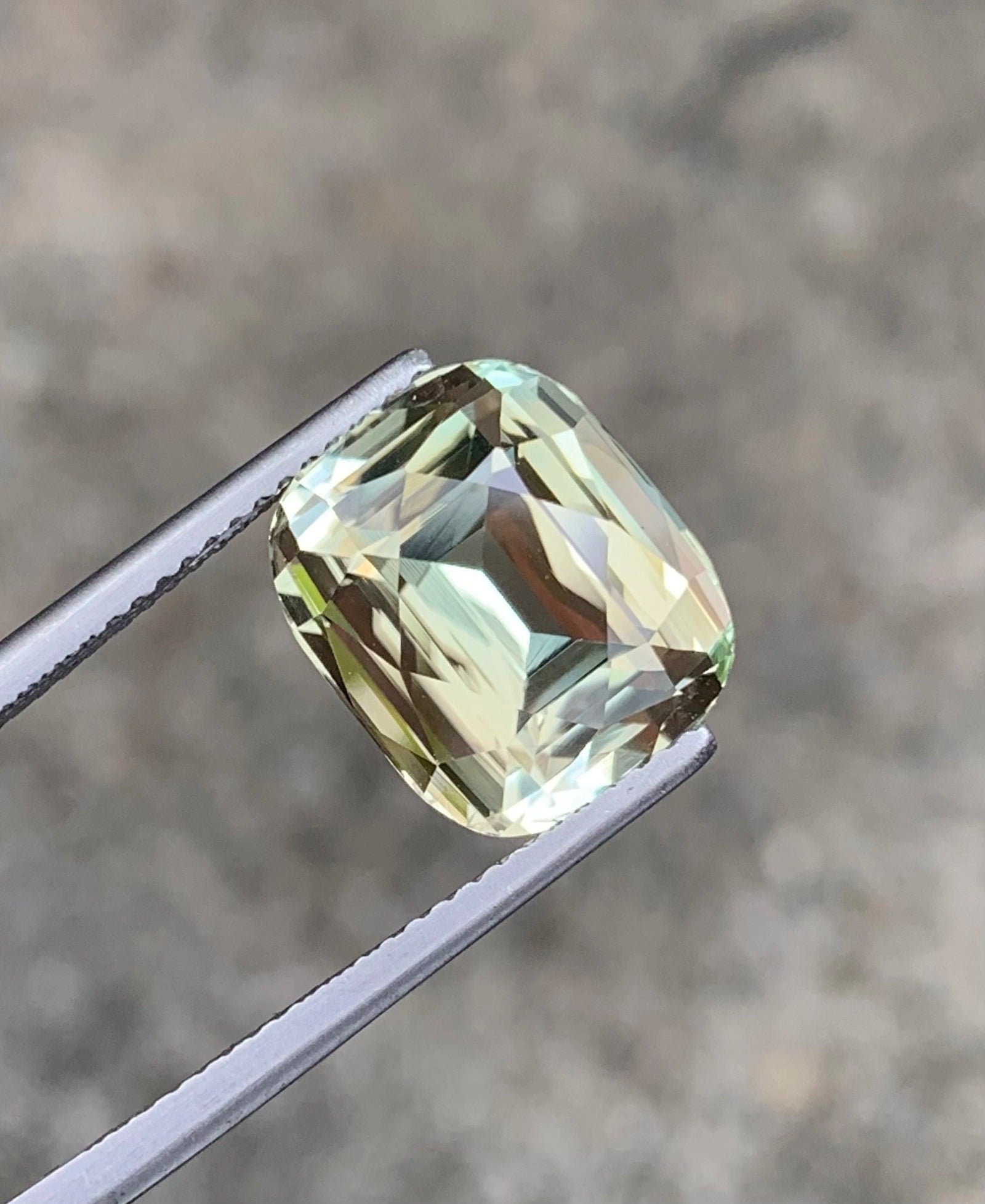 Natural green tourmaline