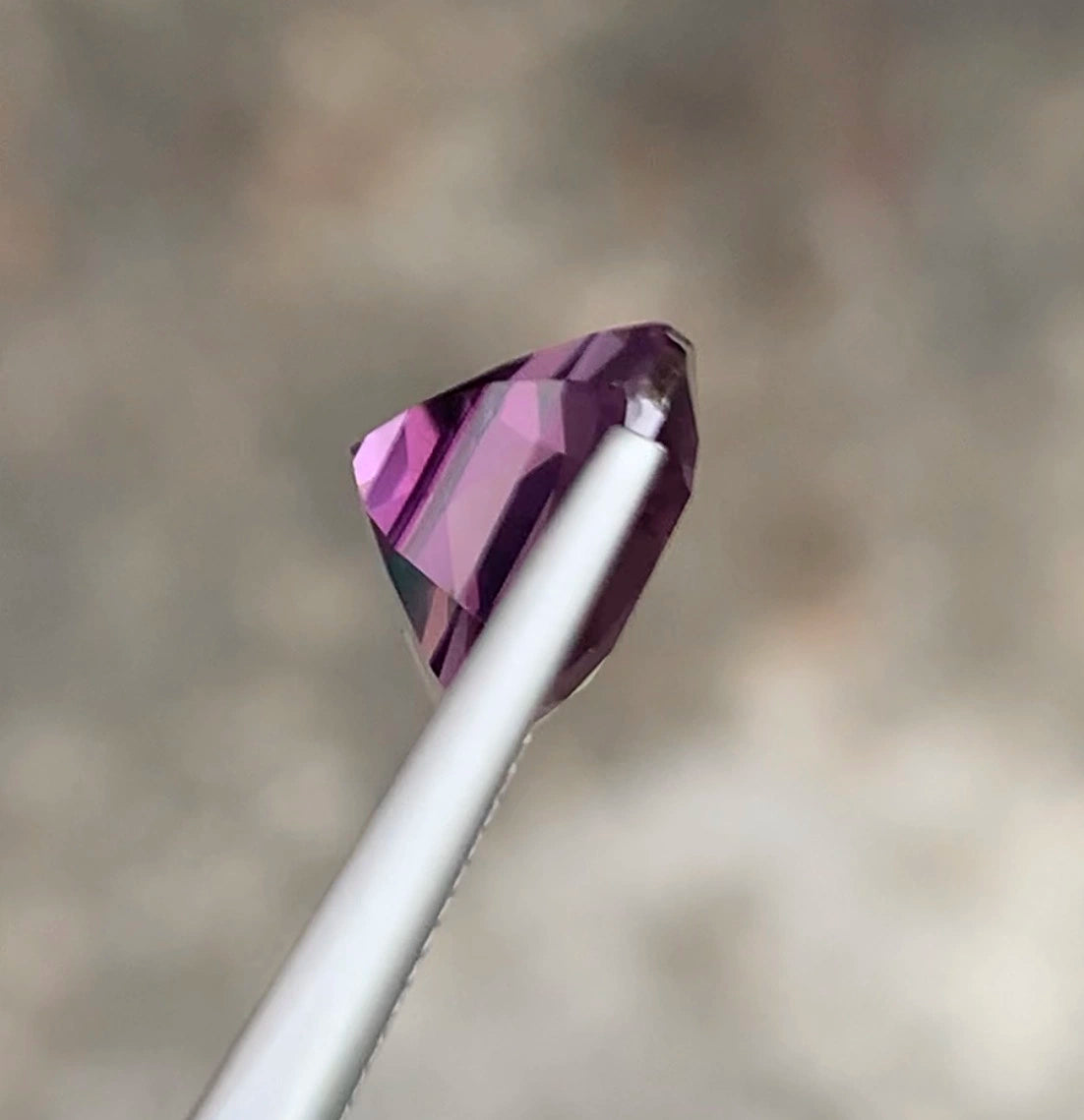 Natural purple spinel