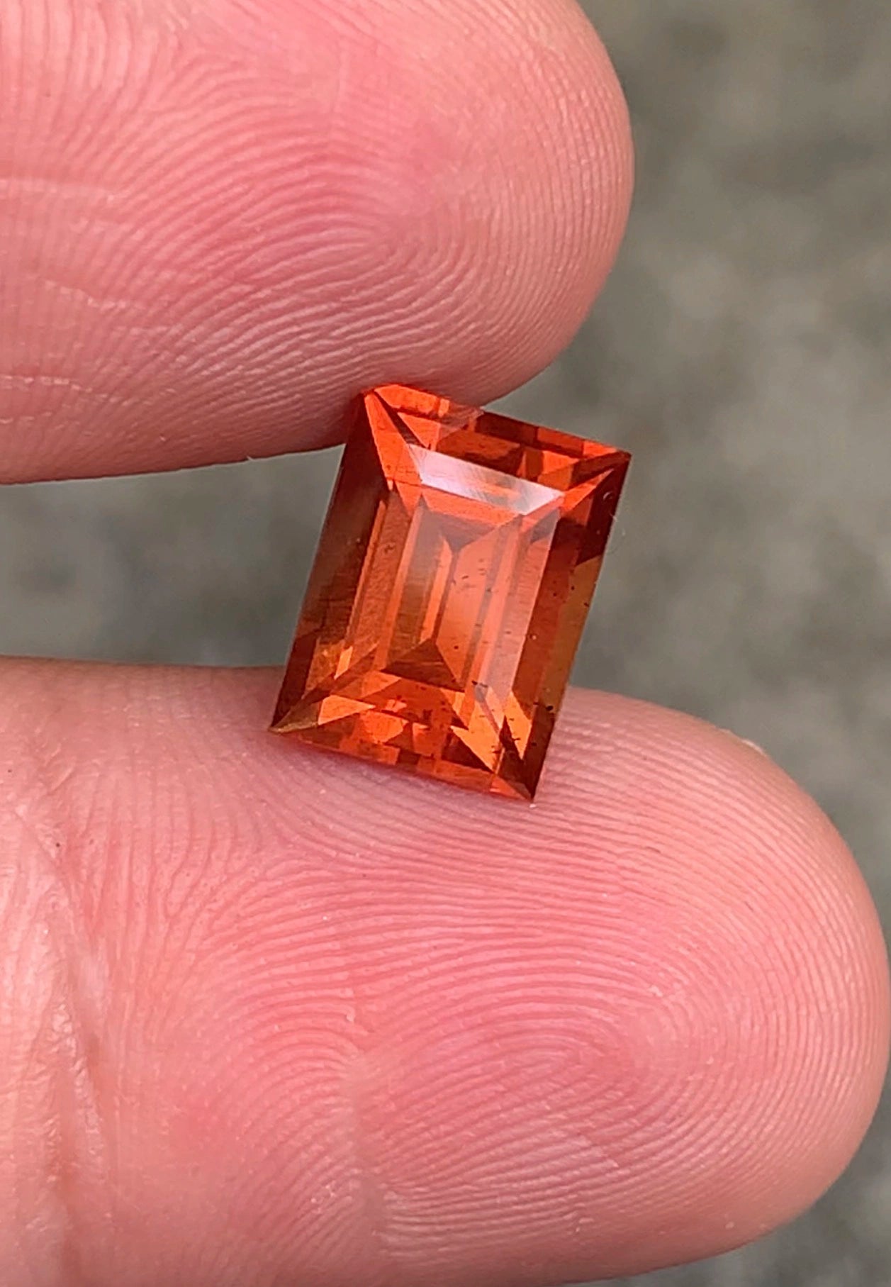 Natural spessartite garnet