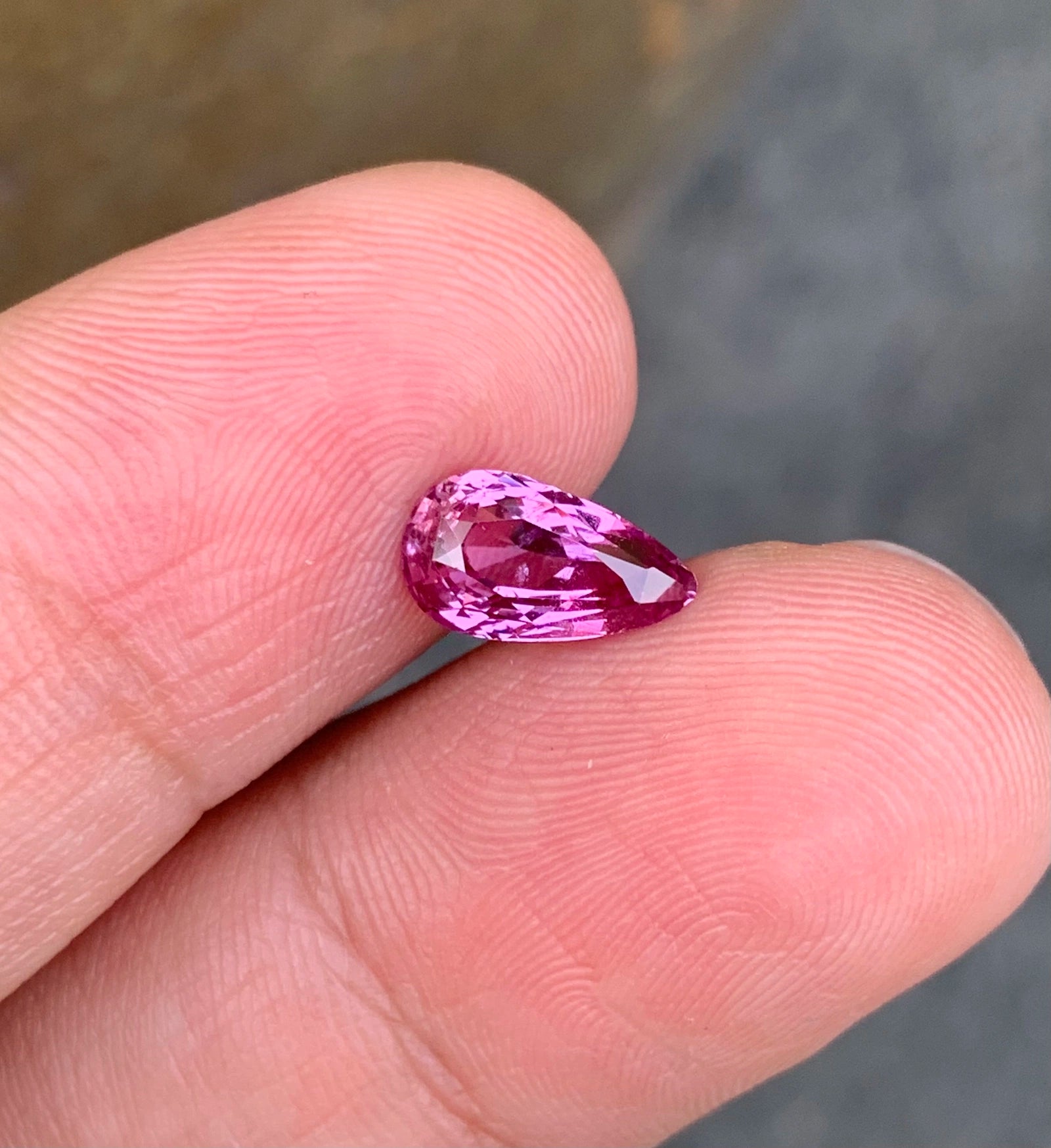 Carats certified pink sapphire from Madagascar