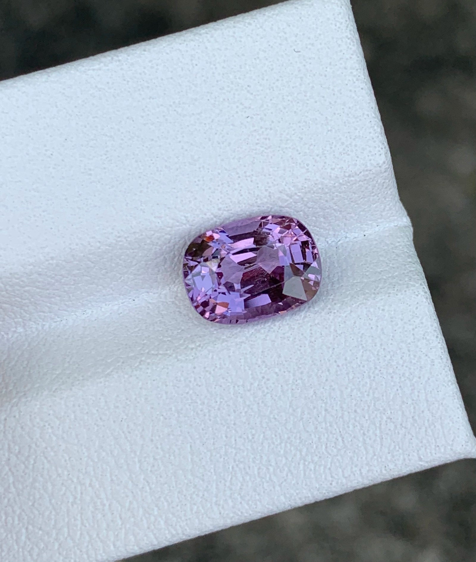 Lavender Burmese spinel