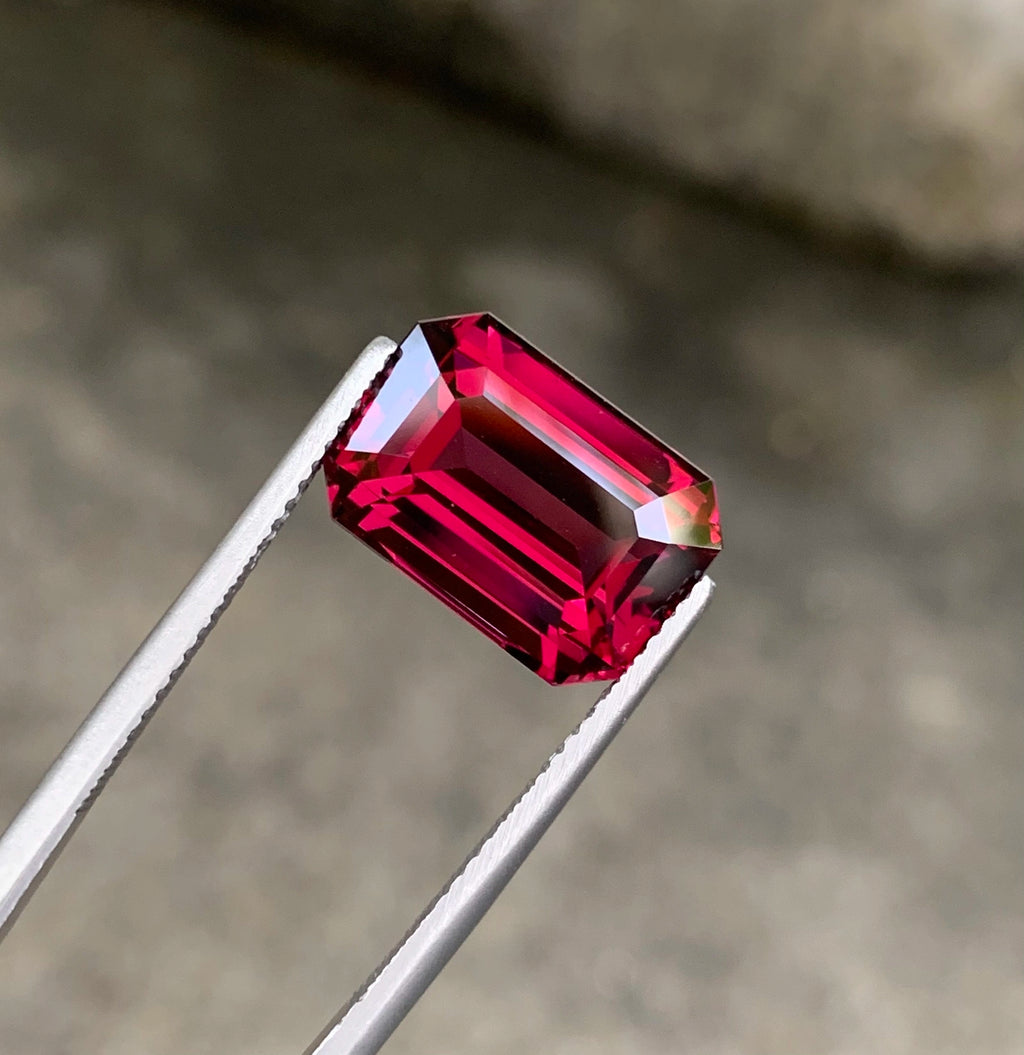 Natural Tanzanian red garnet