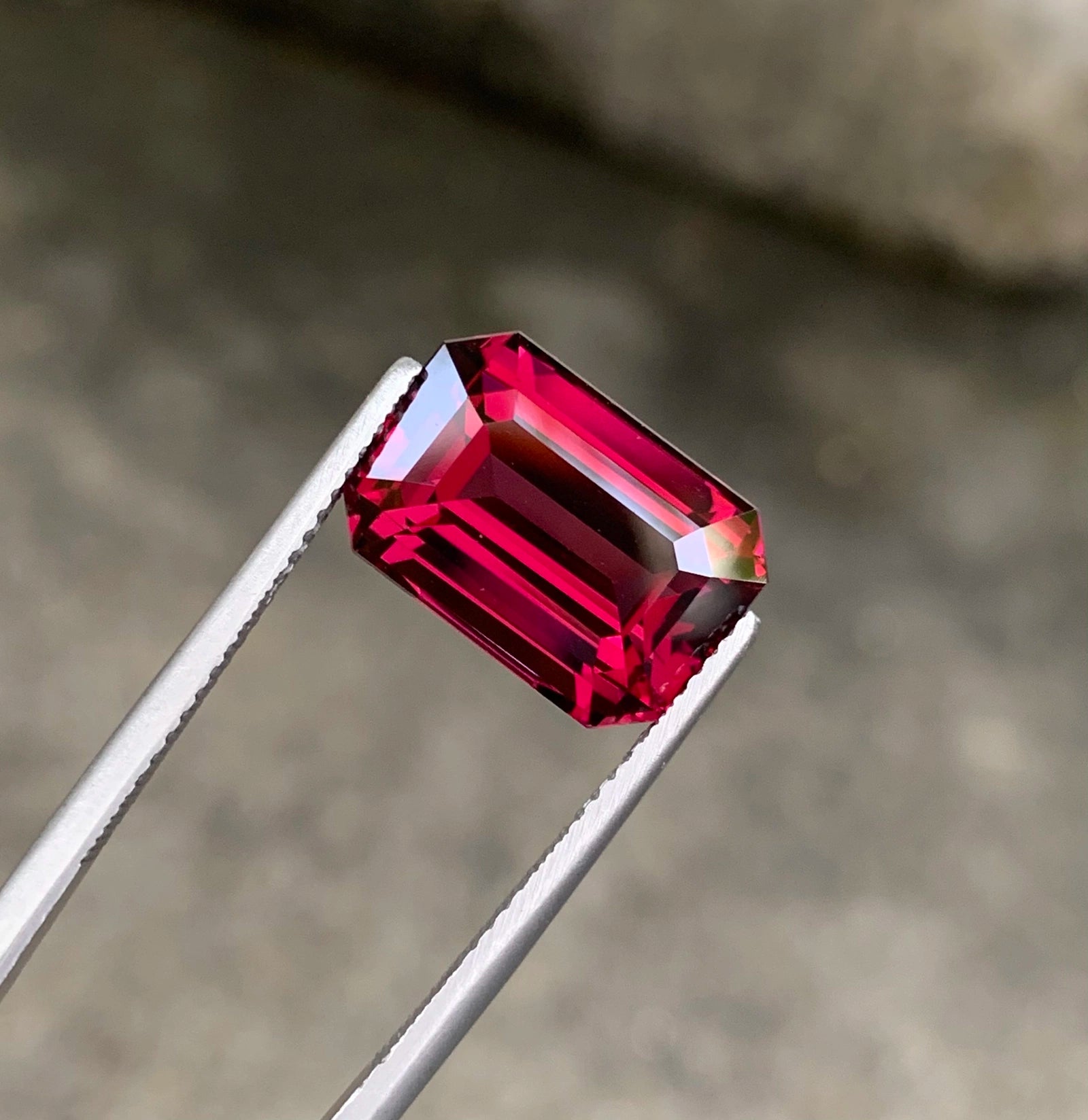 Natural Tanzanian red garnet