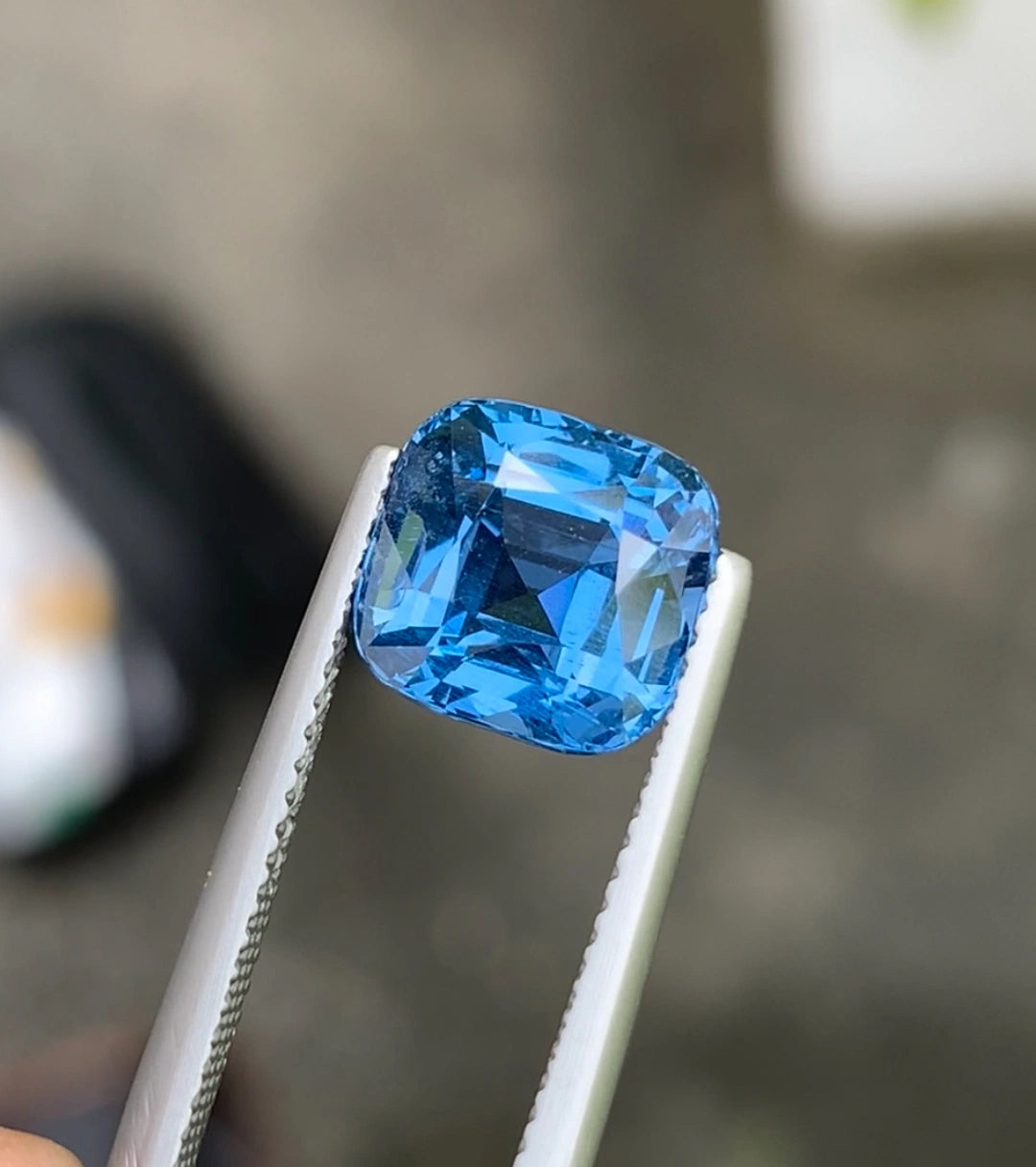 Natural cobalt spinel from Tanzania