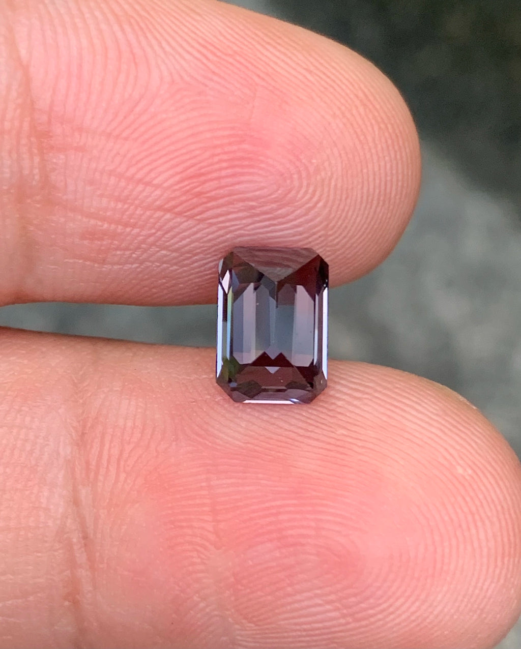 Bluish grey spinel