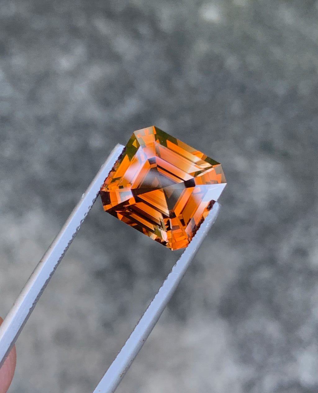 Natural bi color zircon