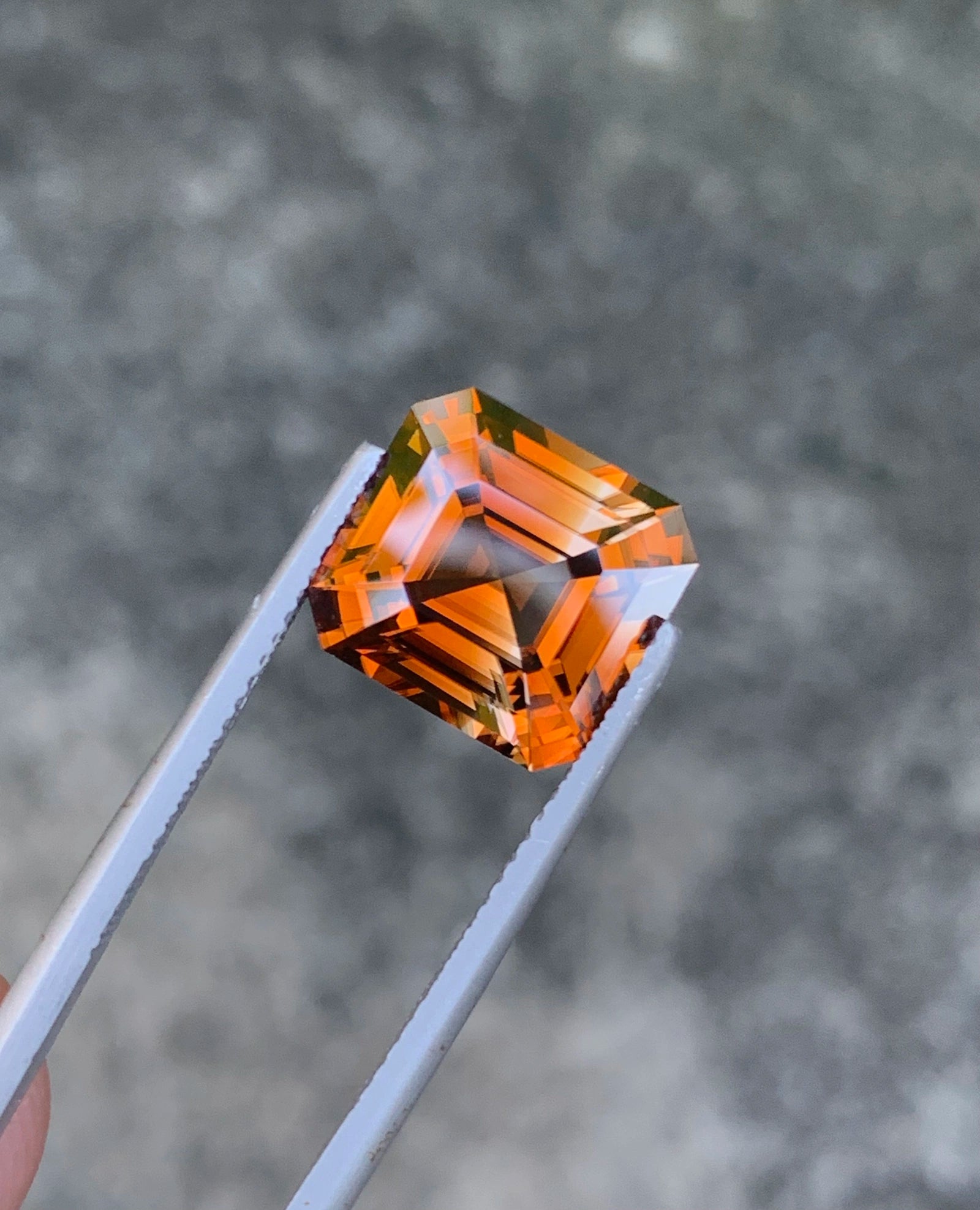Natural bi color zircon