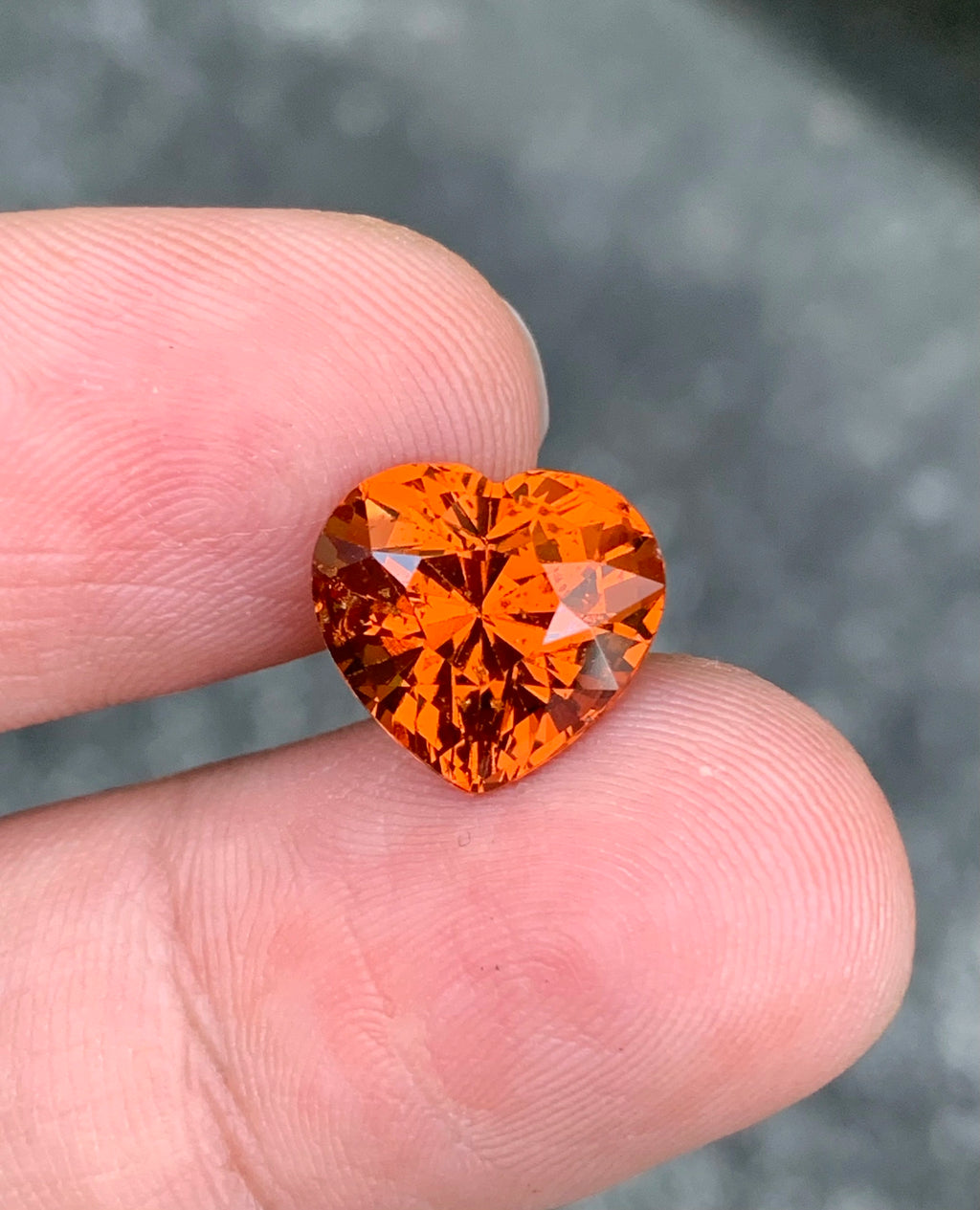 Natural spessartite garnet