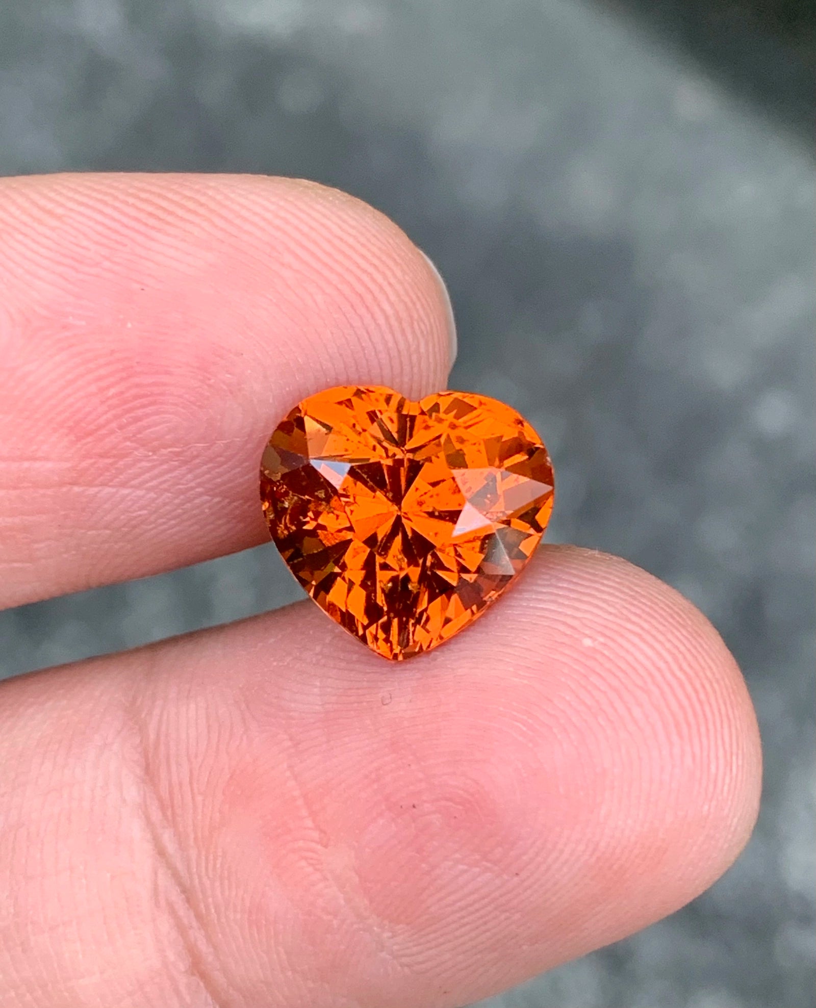 Natural spessartite garnet