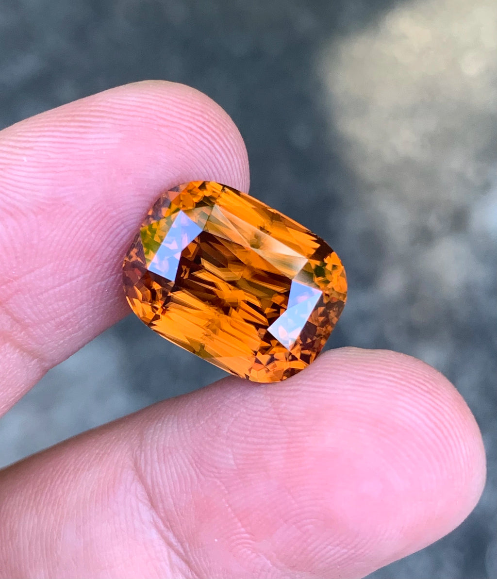 Natural Organish Brown Zircon