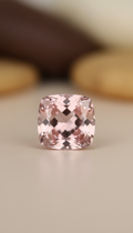 Cushion-Cut Pink Morganite Glow