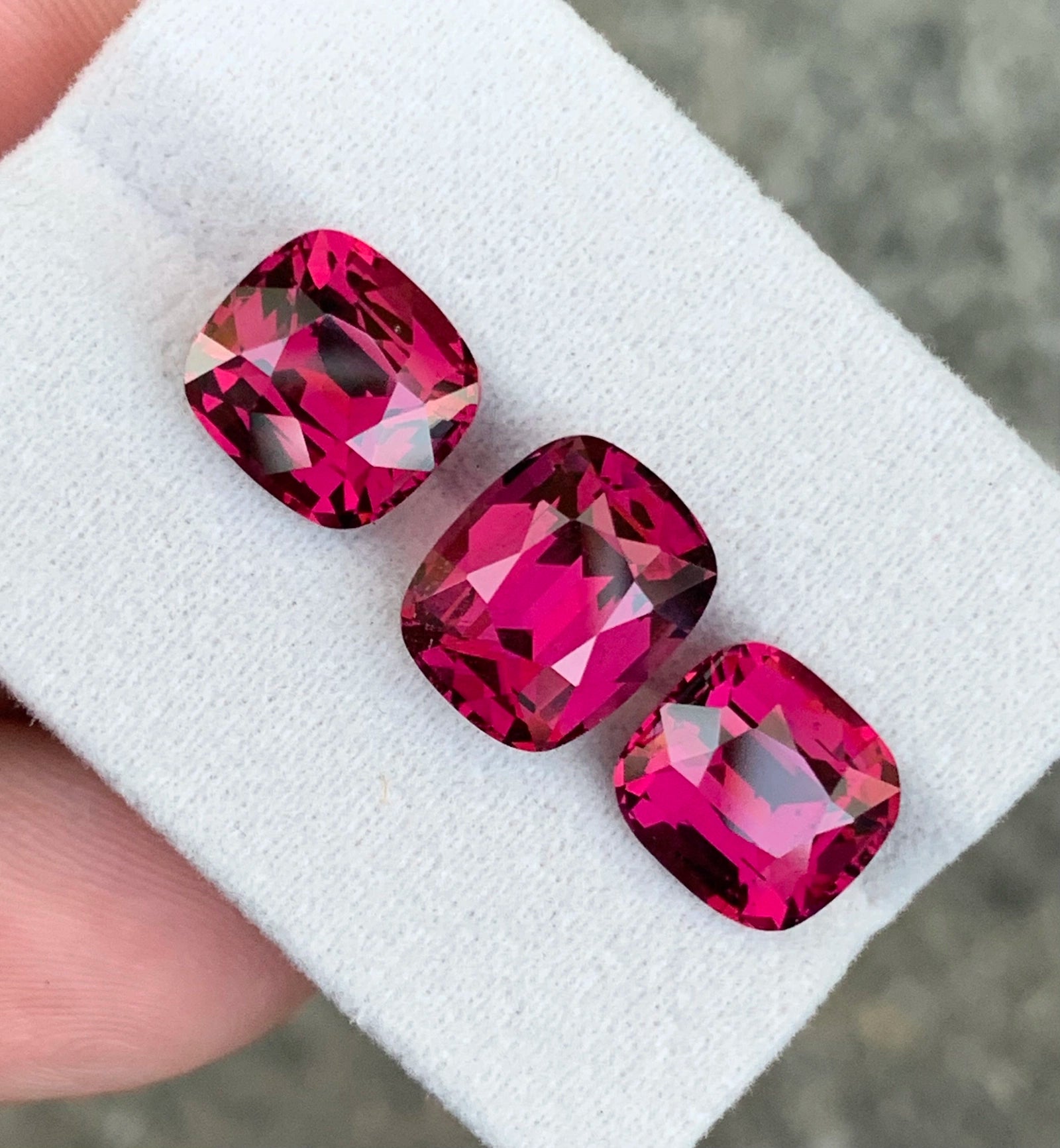 Natural Tanzanian garnet set