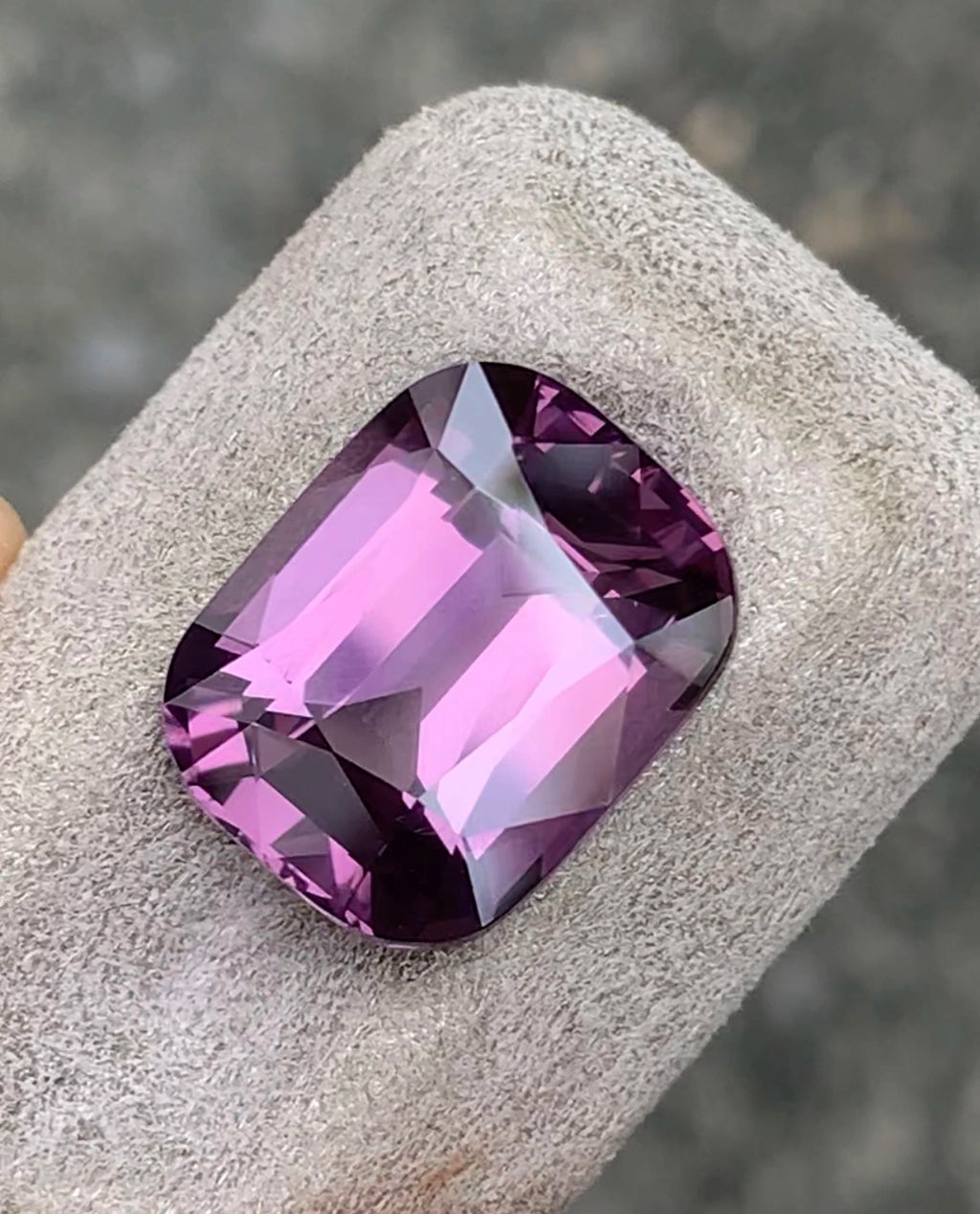 Natural purple spinel