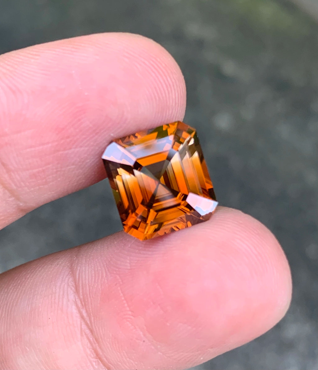 Natural bi color zircon
