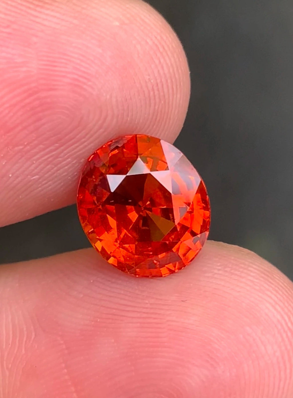 Natural spessartite garnet