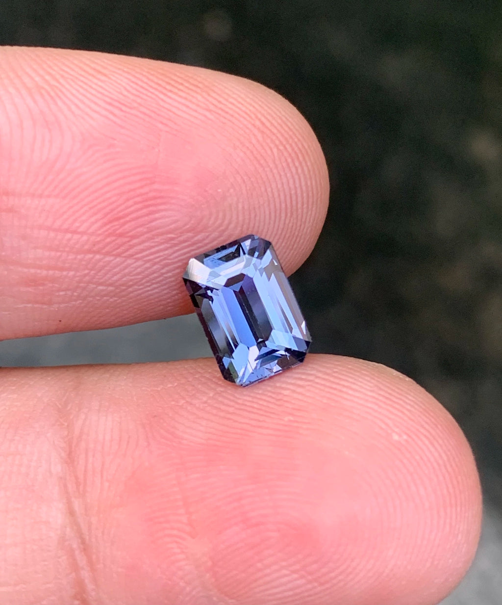 Bluish grey spinel