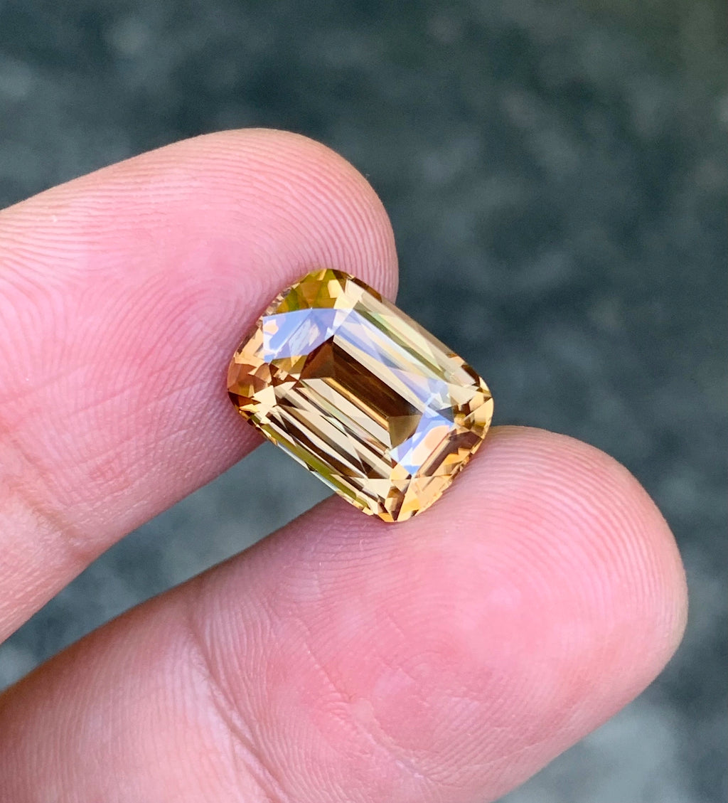 Natural golden zircon