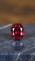 Deep Red Burmese Ruby Natural Unheated