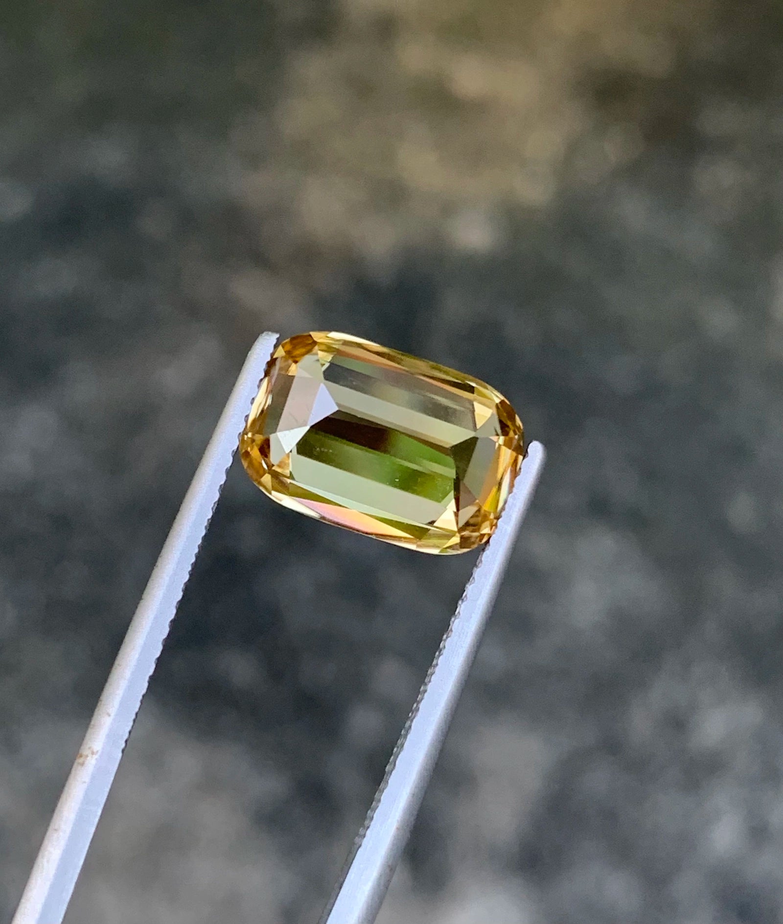 Natural yellow zircon