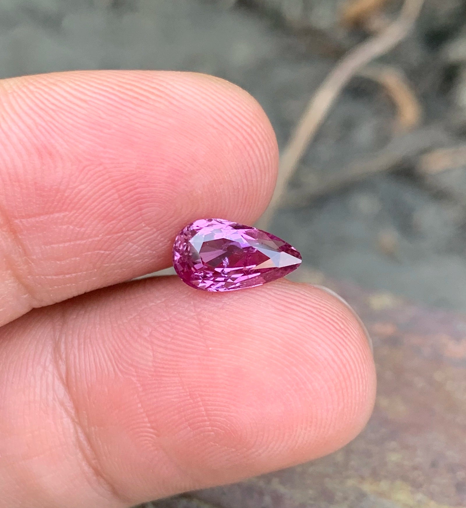 Carats certified pink sapphire from Madagascar
