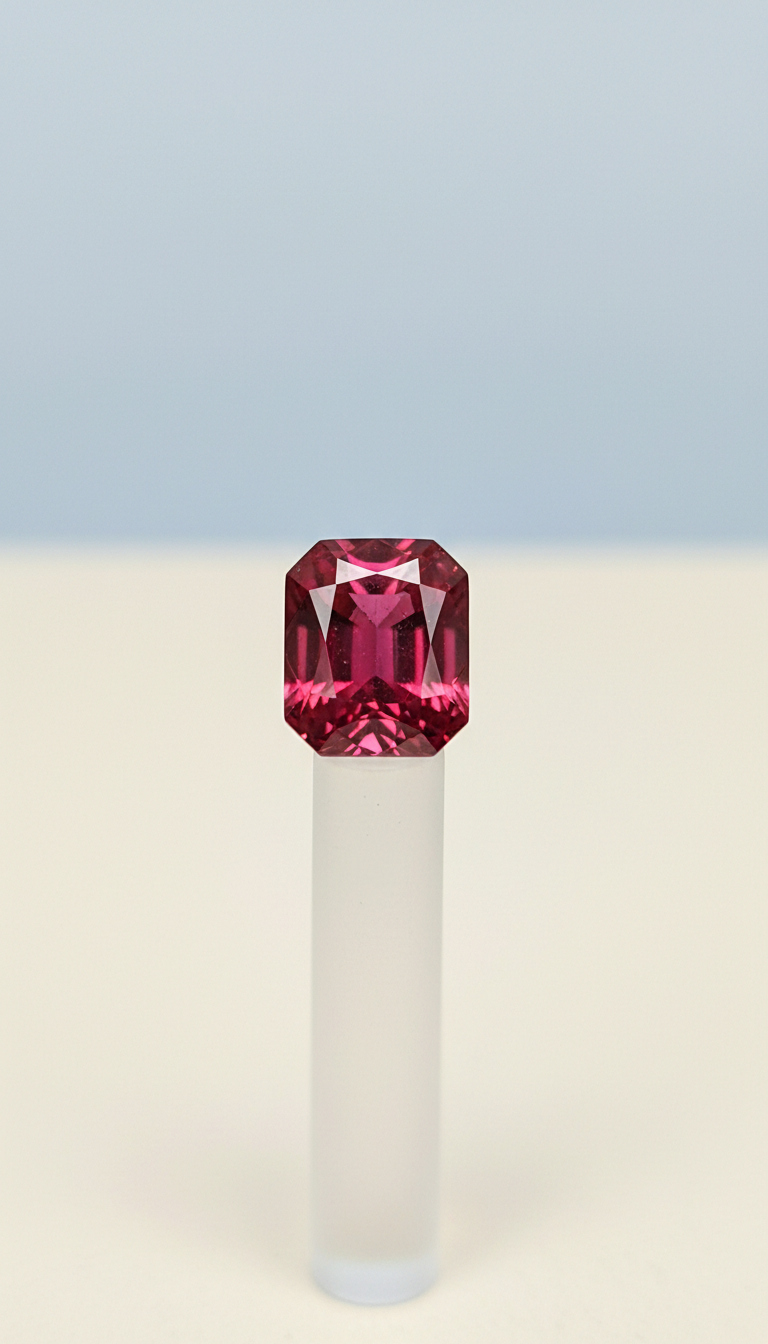 Unheated Burmese ruby with natural brilliance