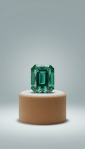 Colombian emerald 4.1ct octagon step cut
