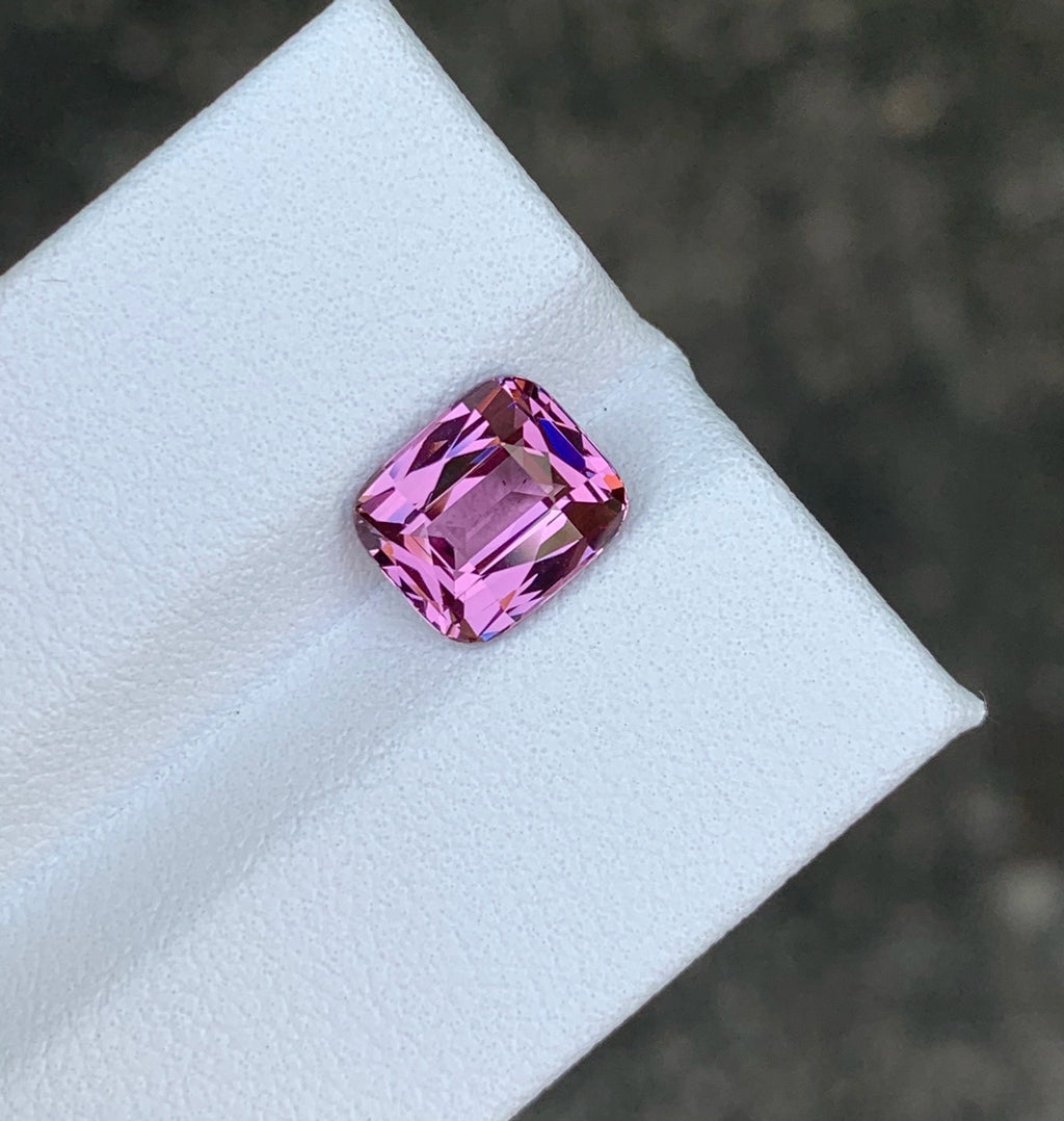 Sparkling flamingo pink spinel from Tanzania