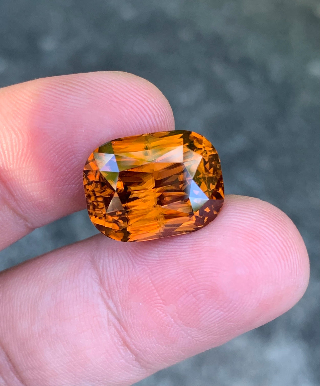 Natural Organish Brown Zircon