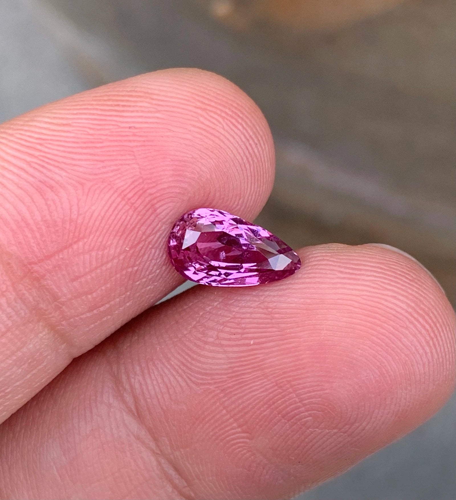Carats certified pink sapphire from Madagascar