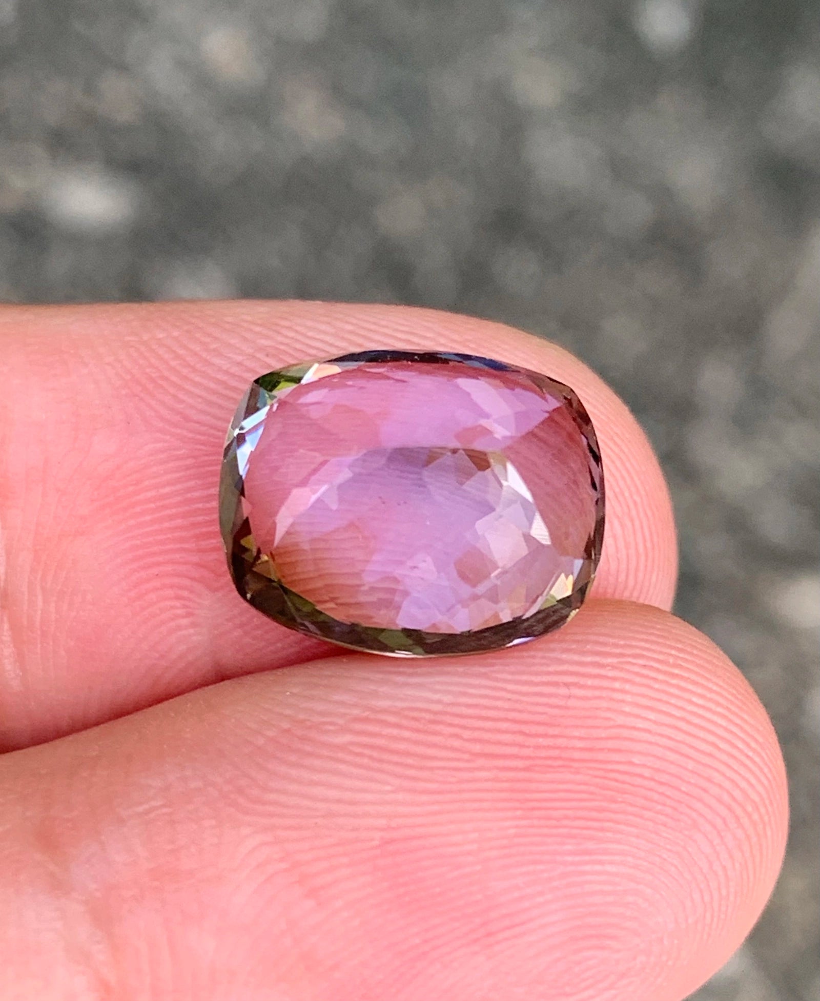 No heat tanzanite multi color