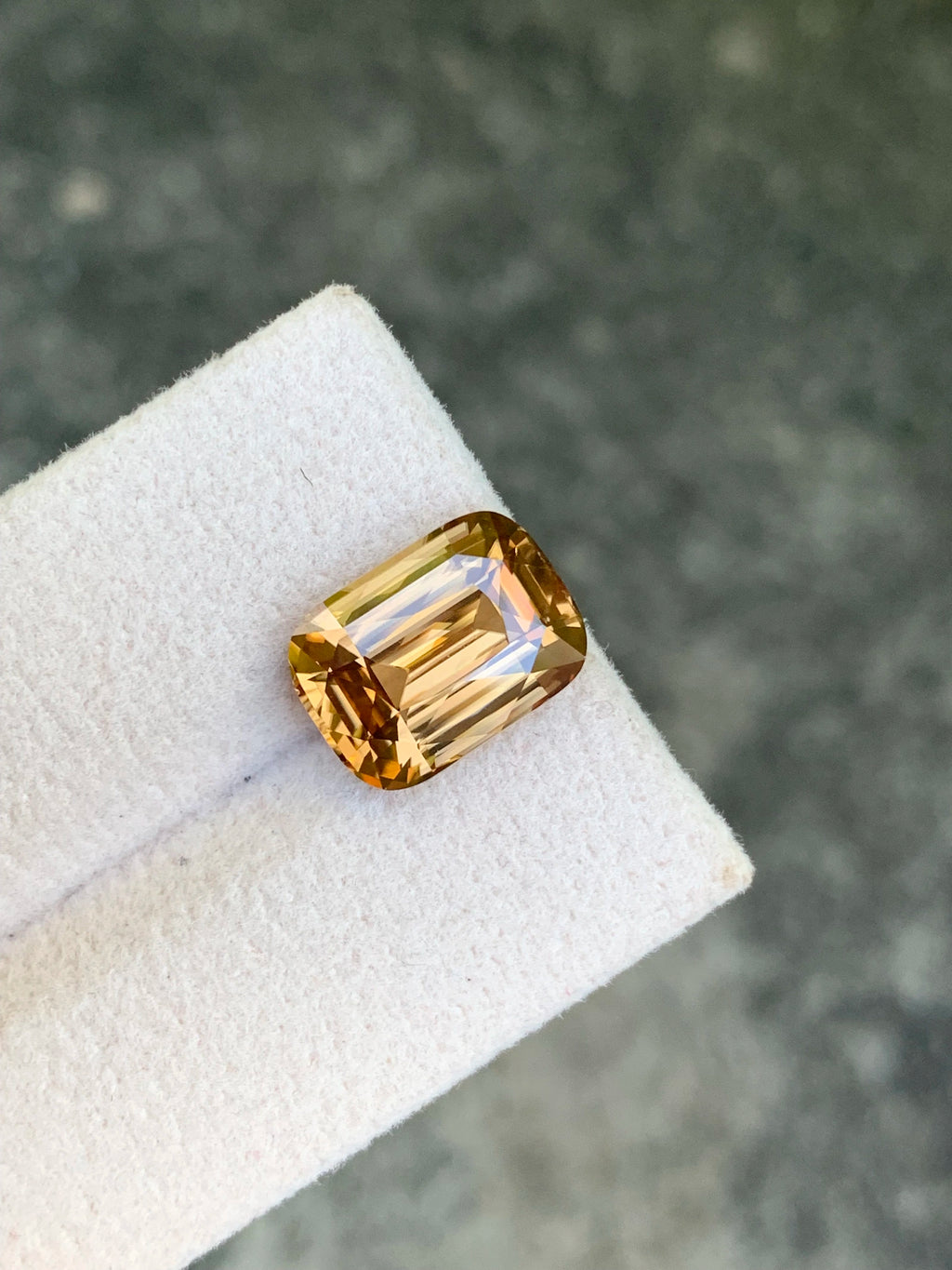 Natural golden zircon