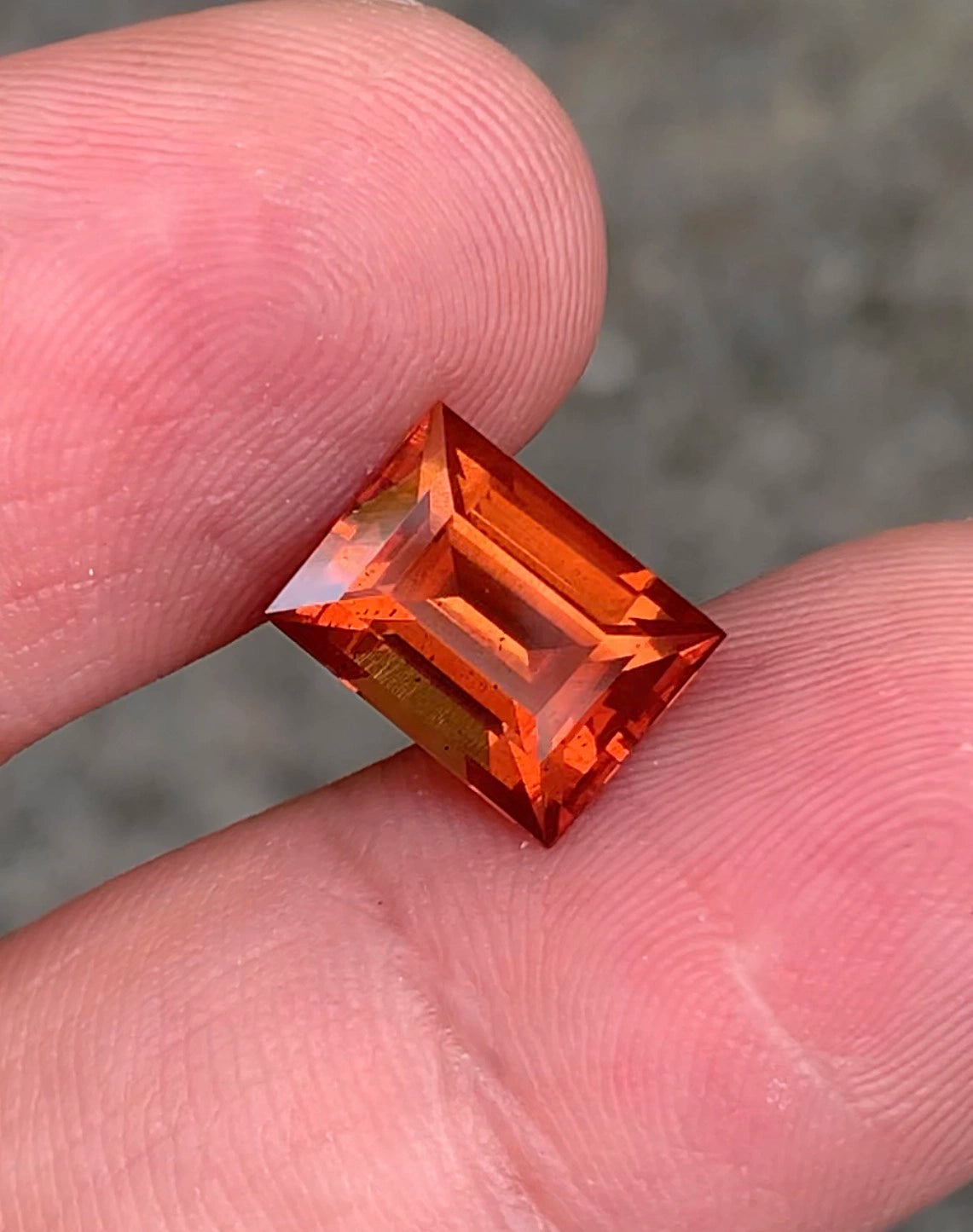Natural spessartite garnet