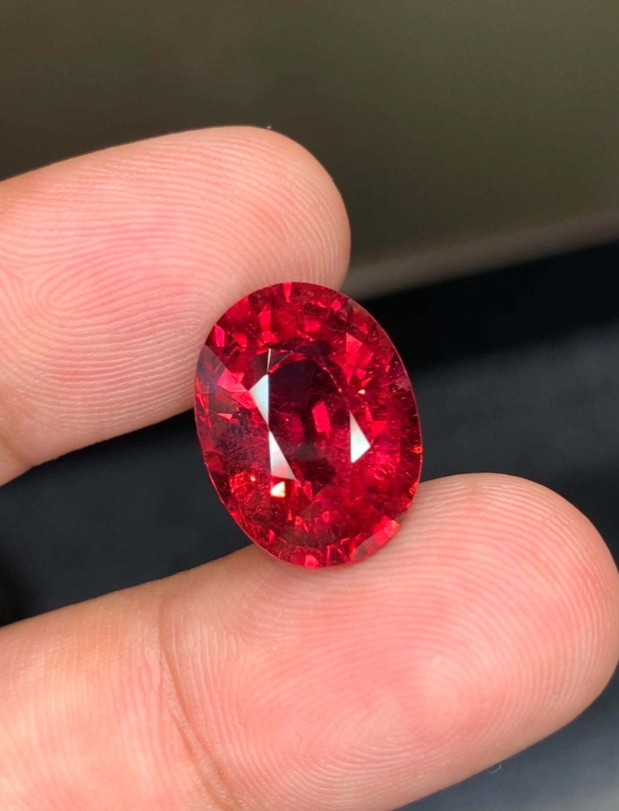 AIGS CERTIFIED RUBELLITE TOURMALINE TOP LUSTRE