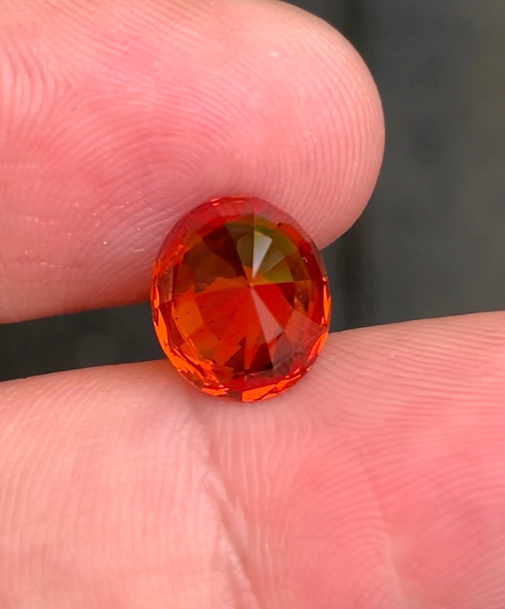 Natural spessartite garnet