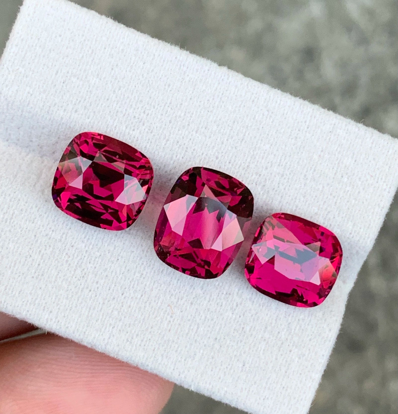 Natural Tanzanian garnet set