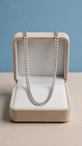 Classic Sterling Silver Cuban Chain