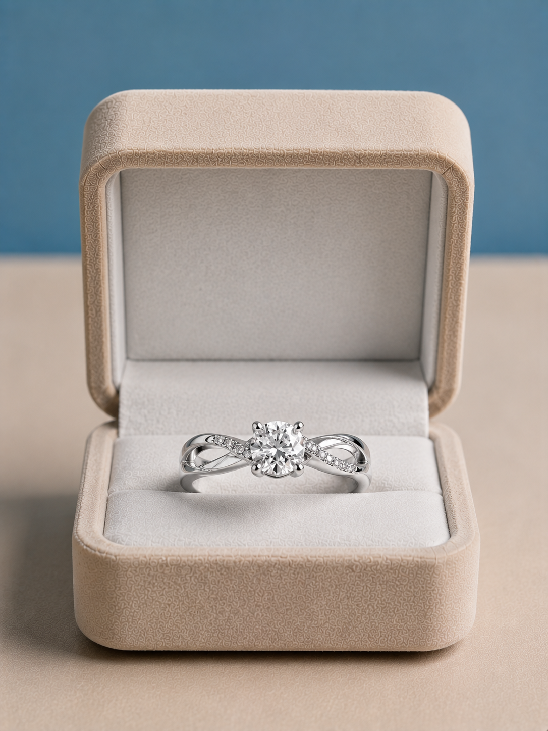 Infinity Twist Silver Ring