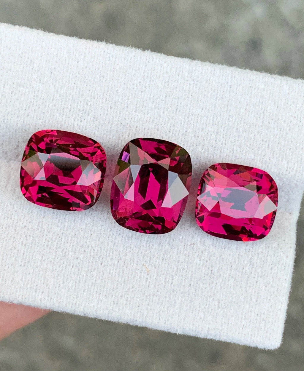 Natural Tanzanian garnet set