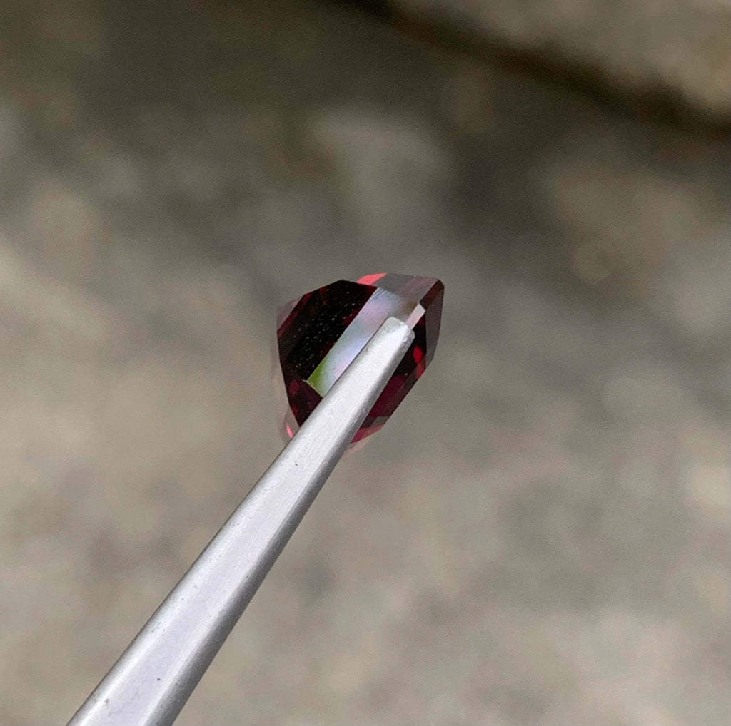 Natural Tanzanian red garnet