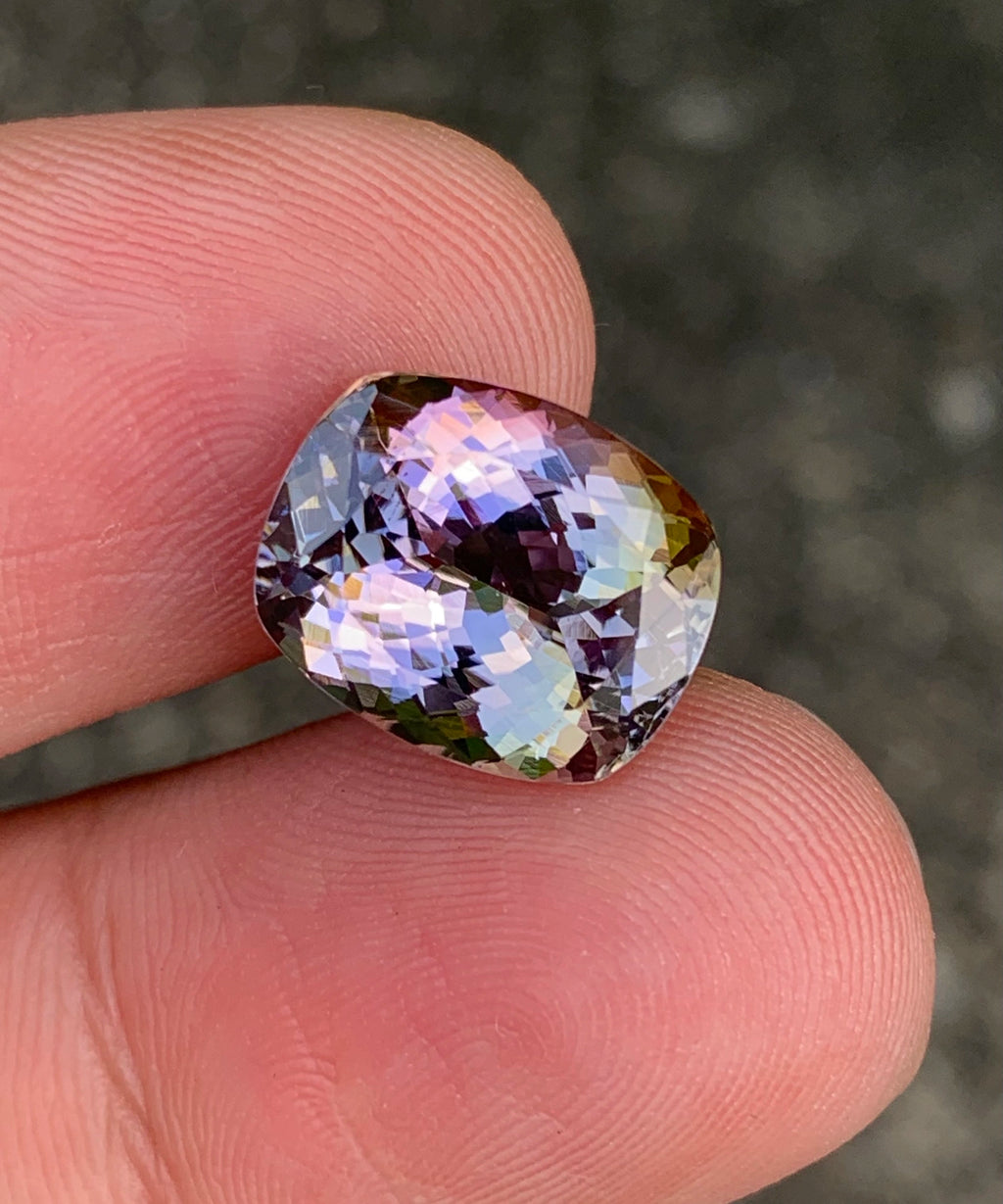 No heat tanzanite multi color