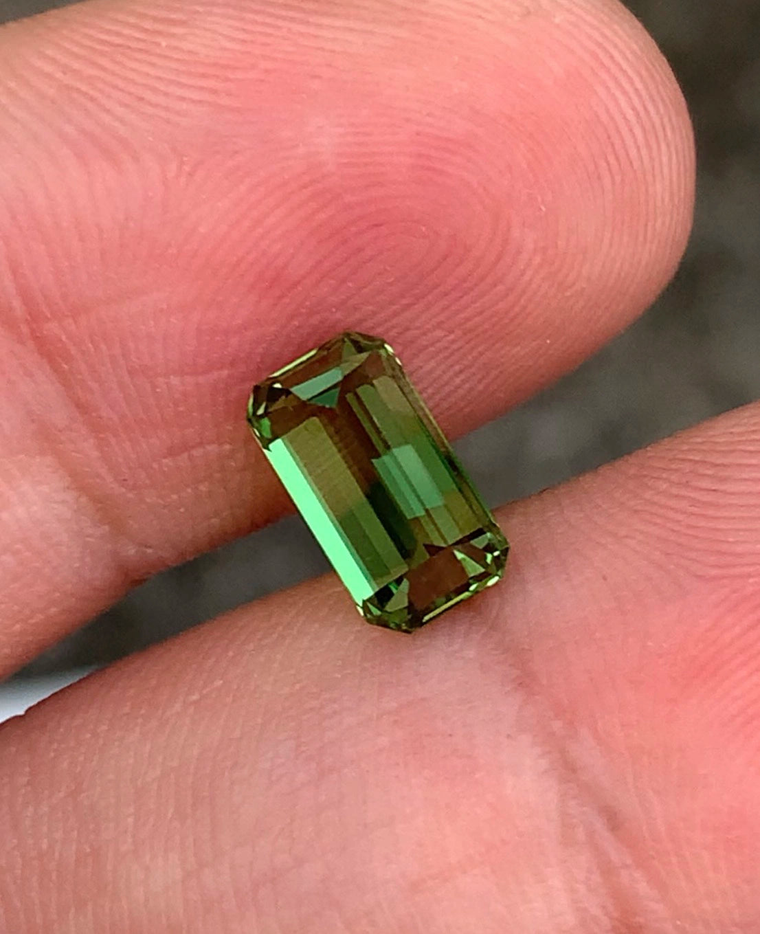 Natural tsavorite garnet