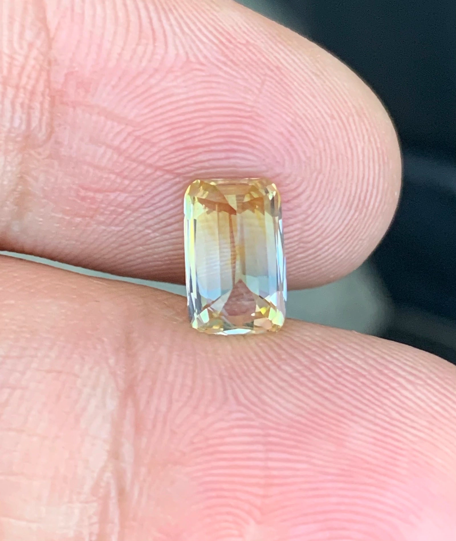 Bi color sapphire