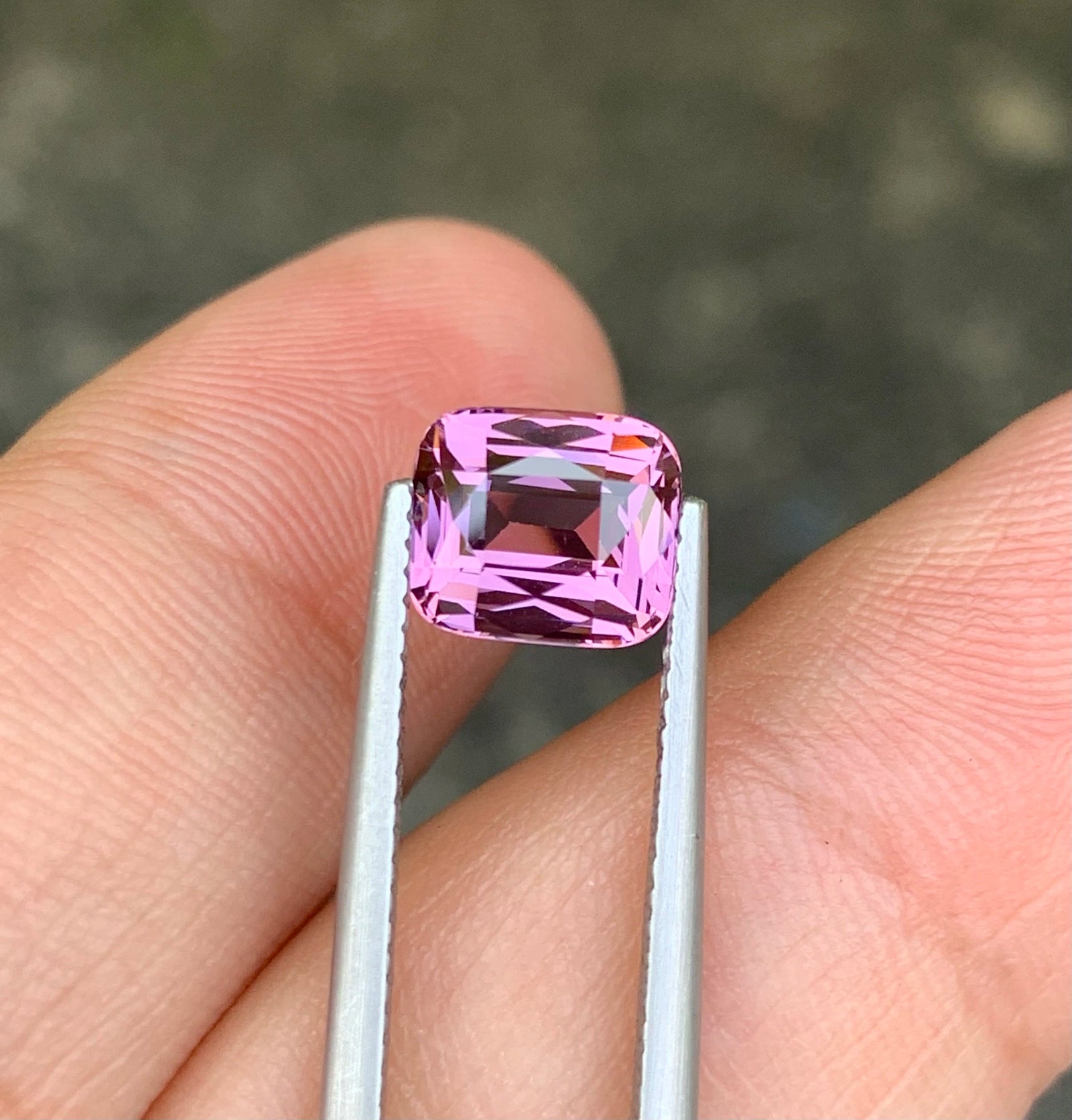 Sparkling flamingo pink spinel from Tanzania