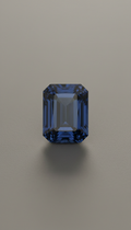 Emerald Cut Sapphire Rich Blue