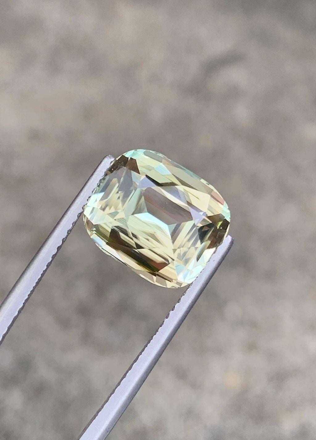 Natural green tourmaline