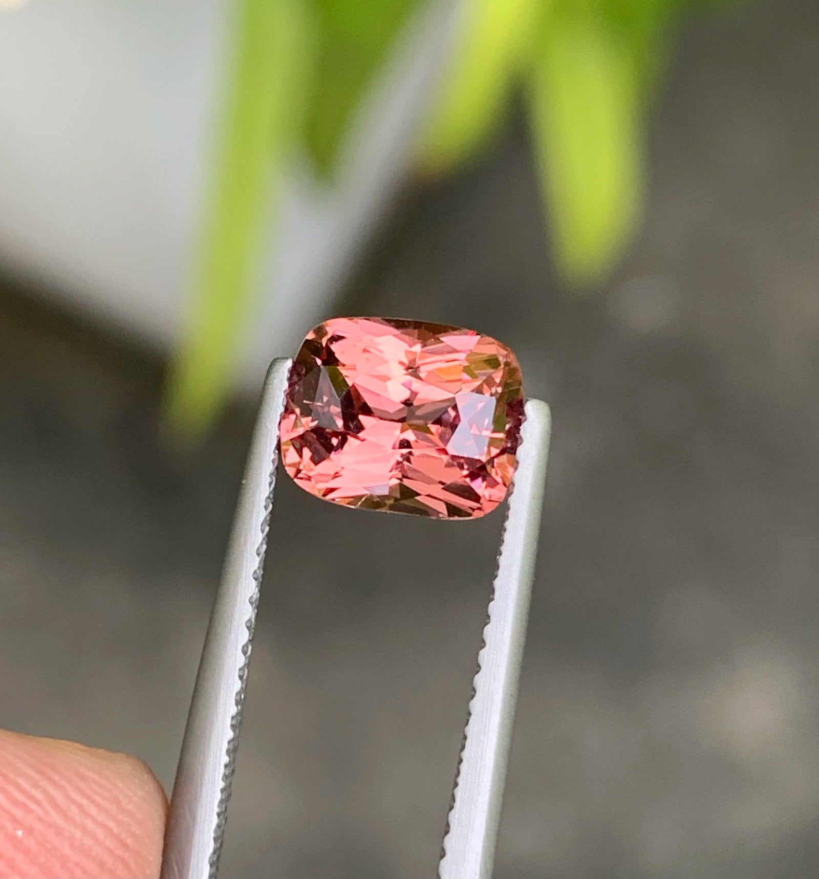 Top quality Malaya garnet peach color