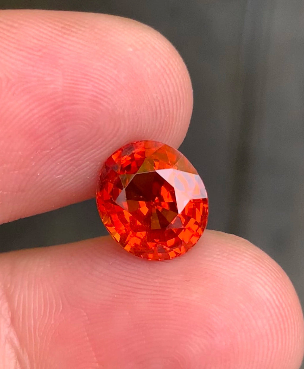 Natural spessartite garnet