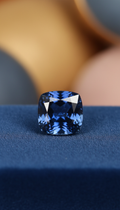 Royal Blue Sapphire Cushion Cut