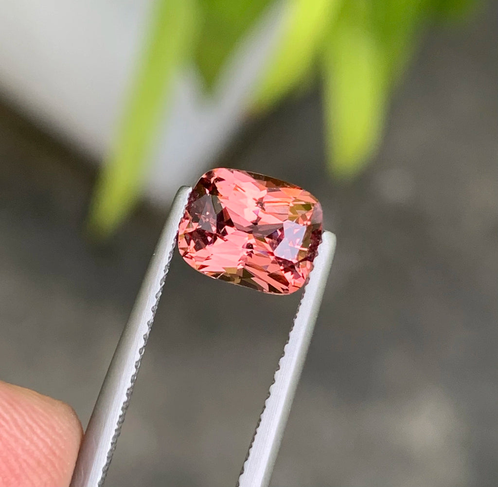 Top quality Malaya garnet peach color